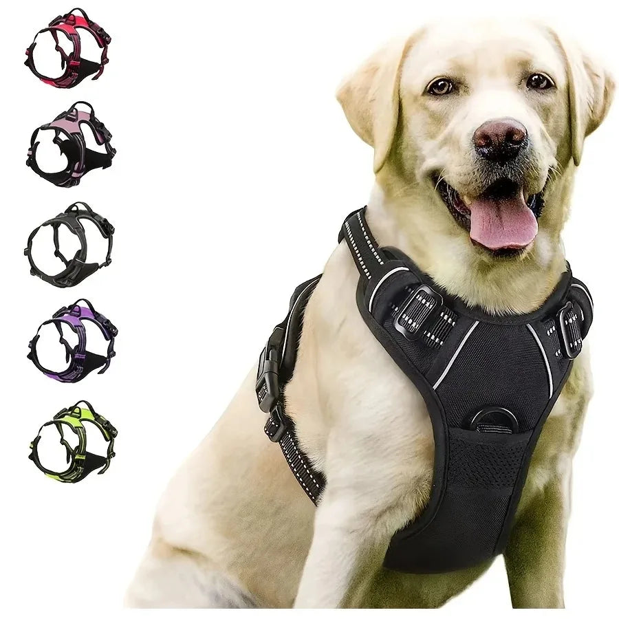 Dog Harness Collar Set