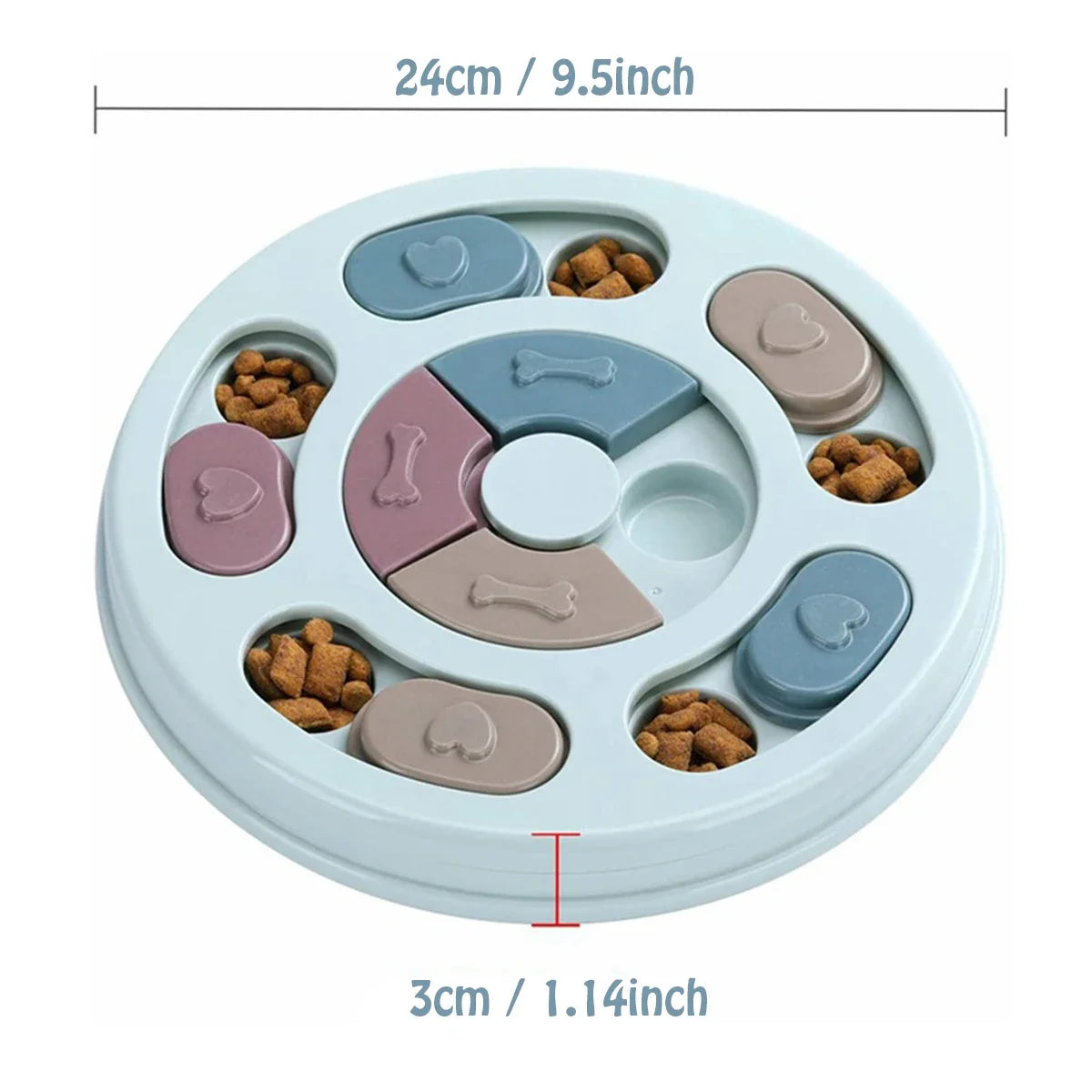 Dog Puzzle Feeding Bowl
