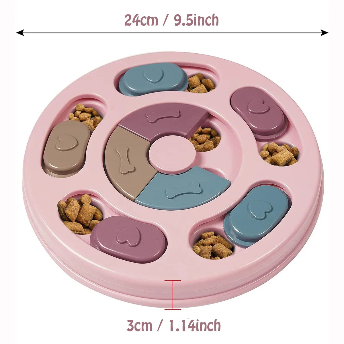 Dog Puzzle Feeding Bowl