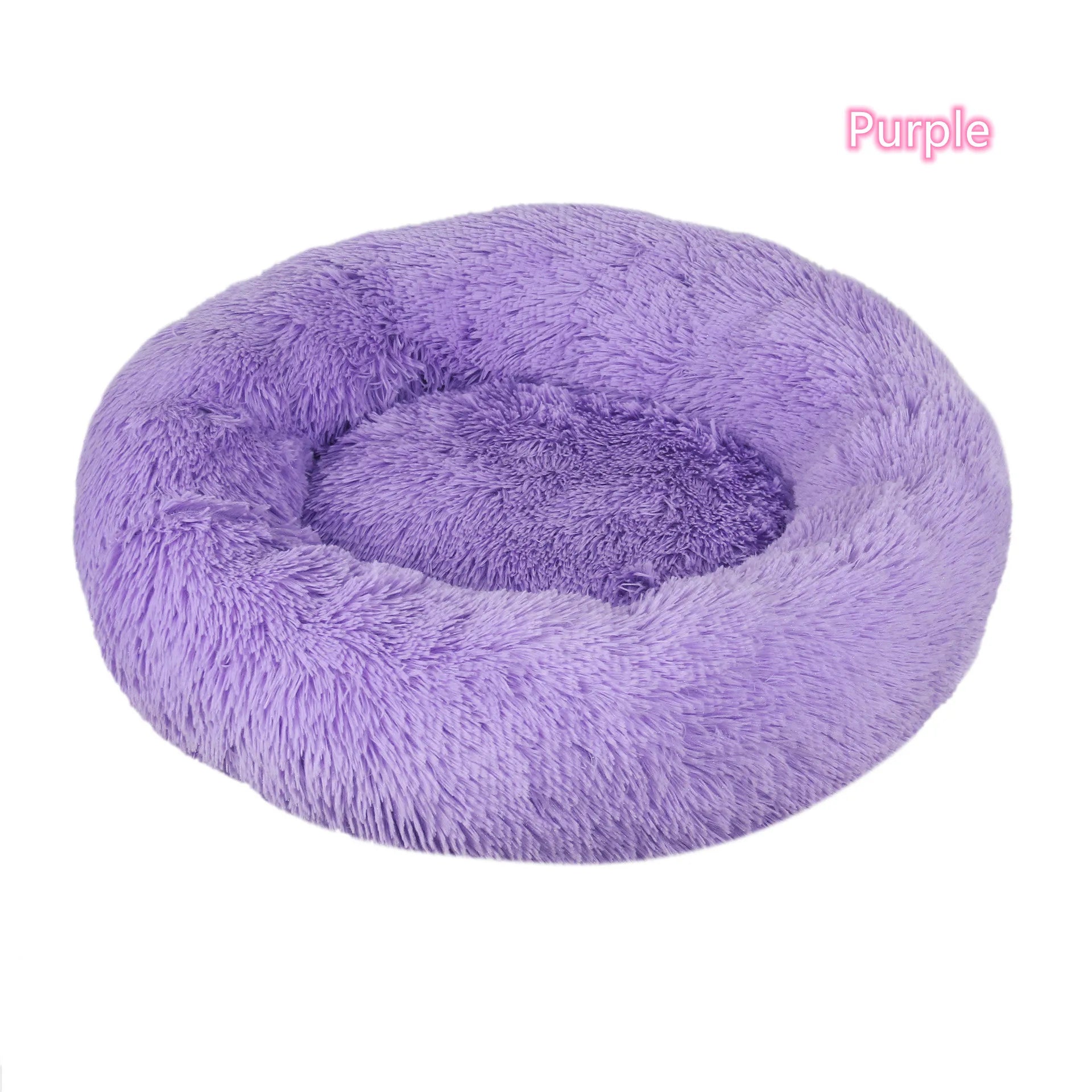 Plush Donut Cat Dog Bed