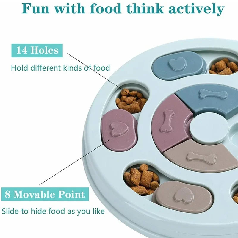 Dog Puzzle Feeding Bowl