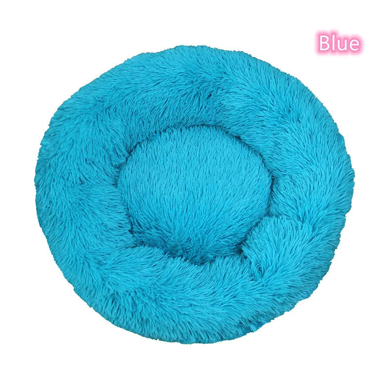Plush Donut Cat Dog Bed