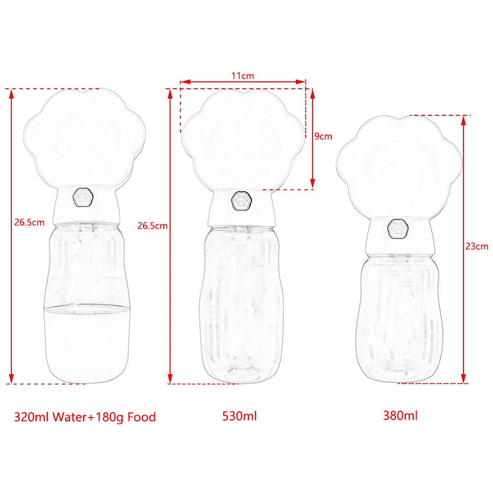 Portable Dog Water Bottle
