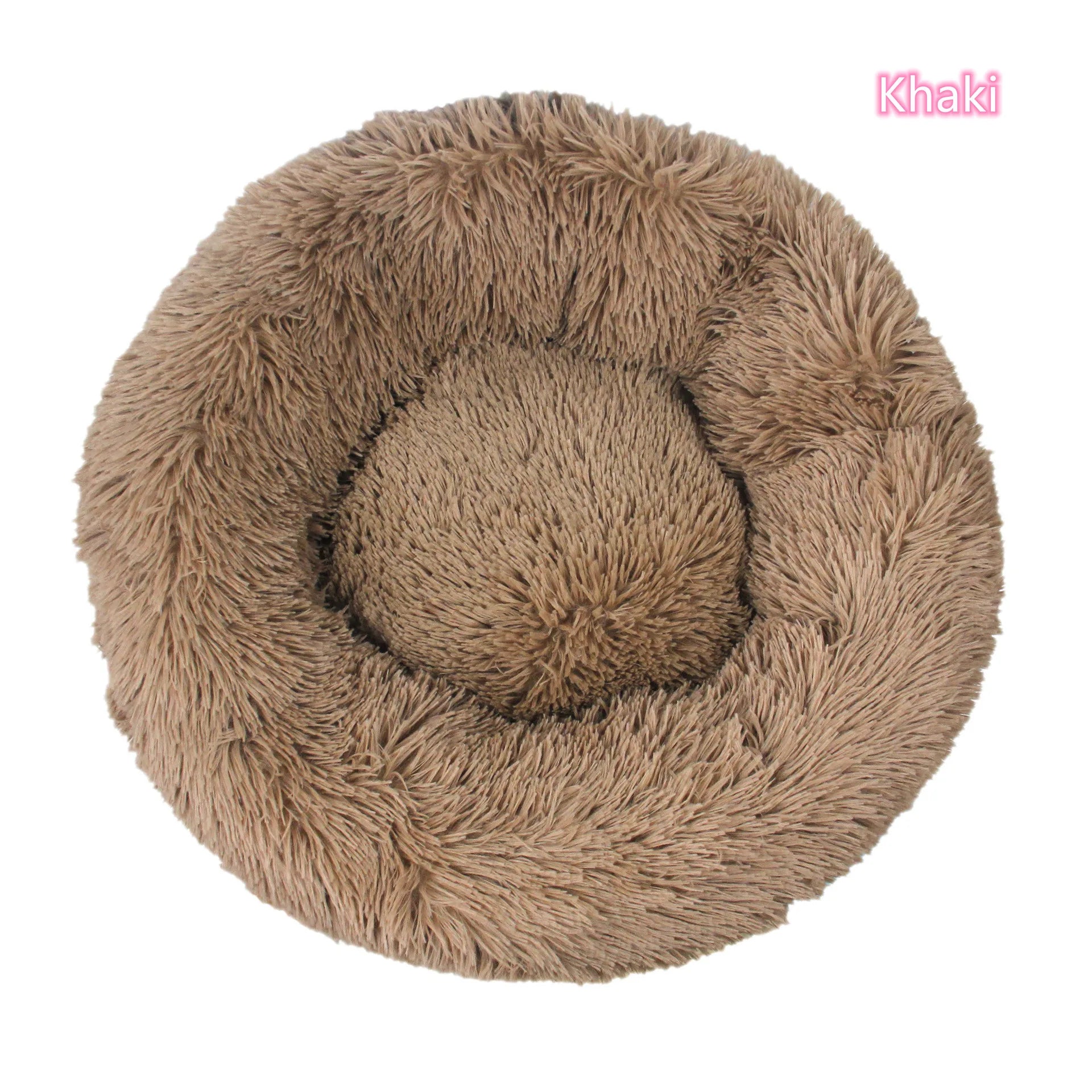 Plush Donut Cat Dog Bed