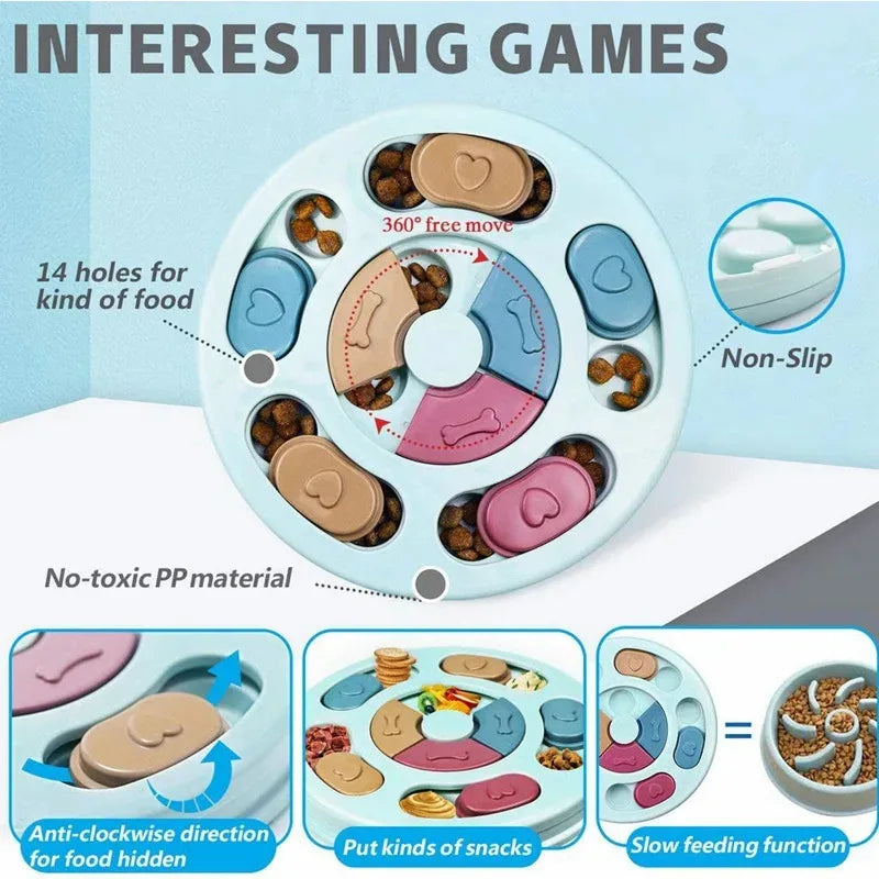 Dog Puzzle Feeding Bowl