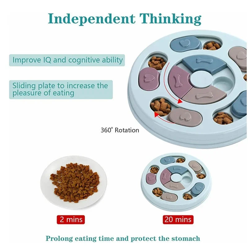 Dog Puzzle Feeding Bowl